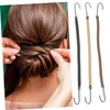 VICASKY 15pcs Elastic Hair Ties with Hooks for Women Durable