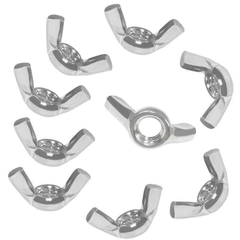 GIVIHGETI Pack of 20 Wing Nuts M8 Wing Nuts Stainless