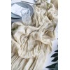 DROMCOM Pack of 2 90 x 300 cm Beige Cheesecloth
