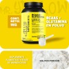 Aminoácidos Bcaas + Glutamina 1kg Mr. Yellow Varios Sabores