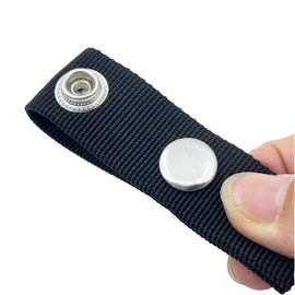 Boat Cover Snap Extender -Brass Heavy Duty snap - Extension Size, 1" - Built in Finger Loops. Extend The Life of Your Boat top Canvas! 6 Pack (6, 1")