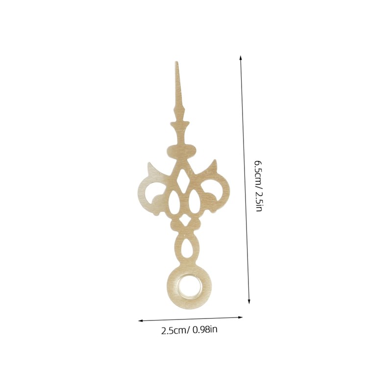 Mipcase 1Set Elegant DIY Metal Clock Hands Professional Replacement Clock