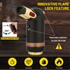 Refillable Butane Torch Lighter, Super Long Flame, Windproof, Adjustable for