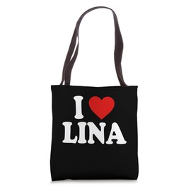 I HEART LOVE LINA Tote Bag