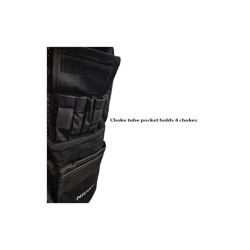 NICA Design6 2.0 Shooting Vest-Blackout-Right Hand (Black, Small)