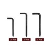 sourcing map Right Angle Hooks, 1Set L Shaped Screw Hooks