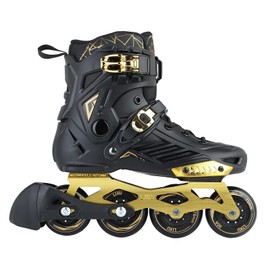 LIKU Unisex Fitness Inline Skates (Gold, Men 6.5/Women 7.5)