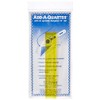 Colonial 6CMD Add-A-Quarter Ruler, 6-Inch, Yellow