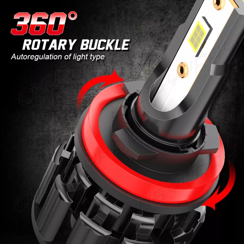 CHUSYYRAY Para For Toyota Highlander 2011-2013 Combo LED faro Hi/Lo