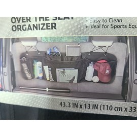 Auto Drive Car Backseat Trunk Organizer Pocket Holder Bag Kids Toy Kick Mat Storage Travel