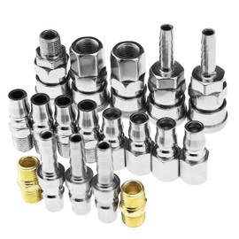 OTOTEC Air Hose BSP Air Compressor Fittings Kit Pneumatic Quick Connector & Coupler & Plug