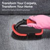 Carpet Cleaning Brush Stiff Bristle Car Carpet Brush with Ergonomic