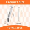 Gutter Guard Brackets，5-Inch Gutter Hangers, Pre-Installed Screws, Corrosion-Resistant, Rust-Free, for