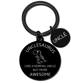 VMHEFAV Uncle Keychain Mens Fathers Day Gift For Uncles Cool Uncle Fathers Day Gift From Niece Nephew Best Uncle Gifts For Father Day Birthday Unique Uncles Birthday Christmas Gifts For Men