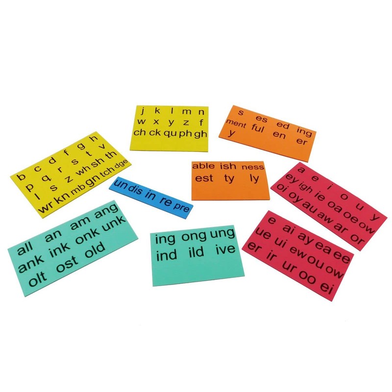 Foam Phonics Magnetic Foam Reading Tiles with Folding Magnetic Board