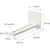 Yamazaki 5897 Wall Projector Rack, White, Approx. W 3.9 x
