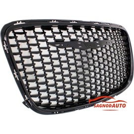 Sagnod Auto Replacement Grille Compatible For CHRYSLER 300 300c SRT 2015-2022 Gloss Black