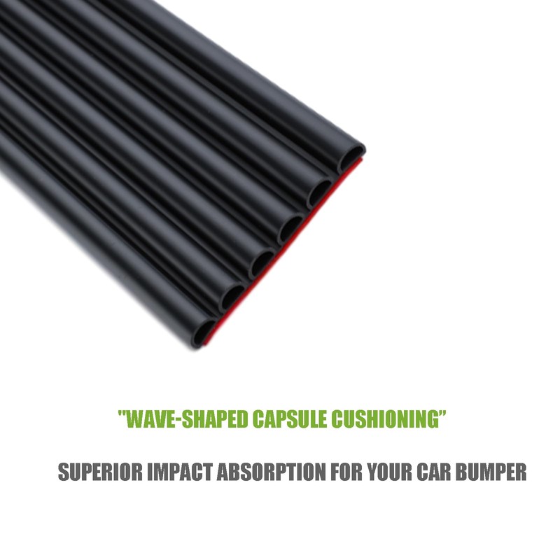 Adhesive Rubber Car Bumper Protector, for Rear Front Anti-Collision |