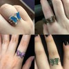 4Pcs Mood Ring for Girls Color Changing Rings Set Adjustable