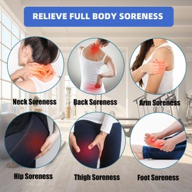 Professional Back, Neck and Shoulder Massager - Massage Hook, Back Massage Tool, Pressure Point Massage, Trigger Point Massage Tool, Theracane Massage Tool, Back Scratcher, Deep Muscle Massage(Black)