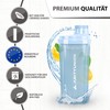 Original protein shaker deluxe 500 ml, leak-proof, BPA-free, fitness mixer with