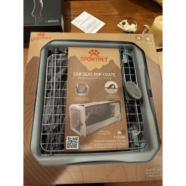 Sportpet Designs Sport Pet Car Seat Pet Crate with Divider