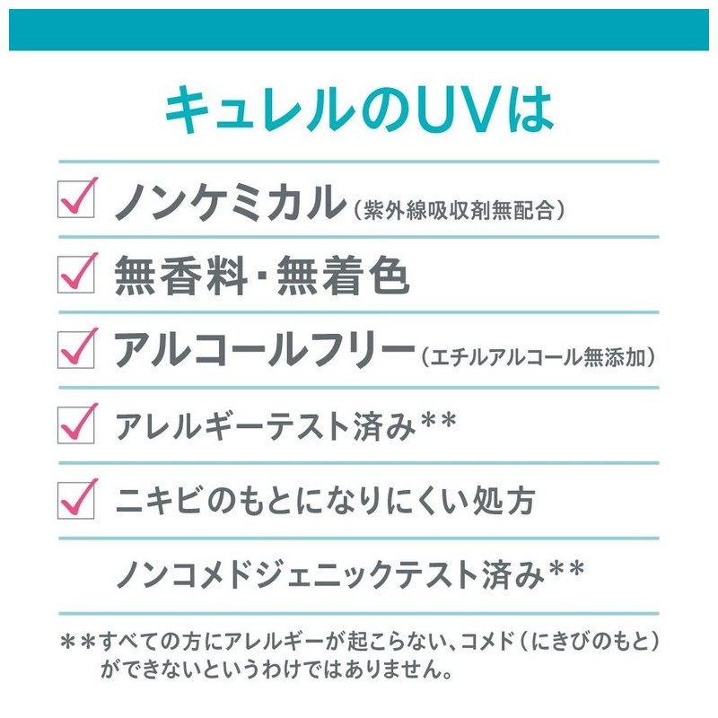 큐렐 SPF30 윤침 보습 UV 에센스 크림 50g Curel SPF30