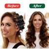 12 Piece Curling Iron With Clip, Hot Rolled Roller Clip,