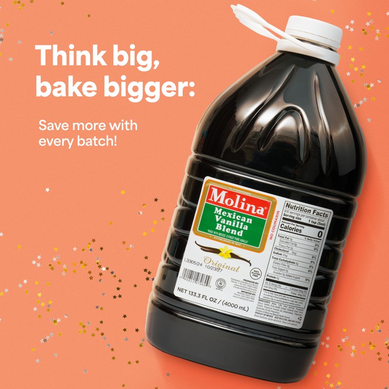 Molina Vanilla Blend 135.3oz (4l /1 gal)