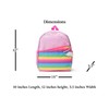 GLOBAL FBA INC Girls Dance Rainbow Backpack Toddler 3-8 Years