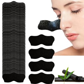 80 Pcs Blac/khead Remover Strips,Charco/al Pore Strips,Deep Cleansing Nose Str/ips Blac/khead,Nose Patches for Pores,Removes Bla/ckheads and Unclogs Po/res for Women and Men,Gentle and Skin-friendly