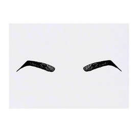 'Eyebrows' Temporary Tattoo - Water Resistant, Skin-Safe, Non-Toxic Transfer (TO00025450)