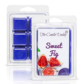 The Candle Daddy Sweet Fig Scented Melt- Maximum Scent Wax Cubes/Melts- 1 Pack -2 Ounces- 6 Cubes. Fruity Sweet Wax Tart with hints of White Grape, Vanilla, Clove and Cinnamon. Great Gift