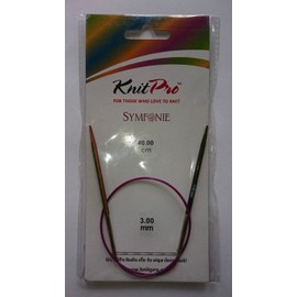KnitPro Circular Knitting Needle Symphony 40 cm long – Size: 3.0 mm