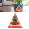Crystal Pyramid Buddha Epoxy Energy Stone Handicraft for Household Decoration
