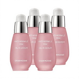 Charmzone Anti Wrinkle Pink Oil in Serum Wrinkle Improvement Functional Essence Moisture Serum 30ml 4pcs Anti-Aging 4pcs / 참존 안티 링클 핑크 오일 인 세럼 주름개선기능성 에센스 수분 세럼 30ml 4개 안티에이징 4개