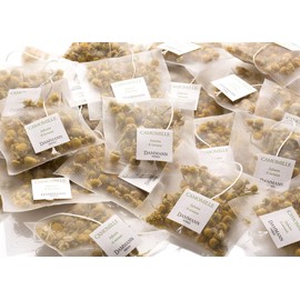 Dammann Freres Sachets, Chamomile Tea Bags, Premium Gourmet French Herbal Tea, 20 Count (Single Pack)