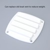 LEQMG Marine Boat Nylon Louvered White Flush Thru Vent
