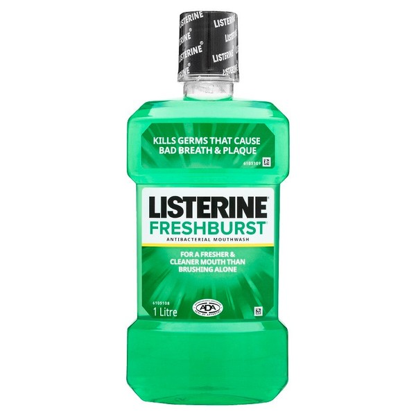 Listerine FreshBurst Antiseptic Mouthwash 1L