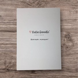 Unbranded Katie Doodle Happy Birthday Greeting Card Her Woman  Him Funny Cute Blank Inside