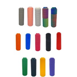 Prickly Spinny Click – Spiky Spinner Fidget | Clicky Button | Sensory Tool for ADHD, Pain Stimming & Labor Support | Clicky | 3D-Printed by ThreeDprintables:_Firefly Blue_1/2