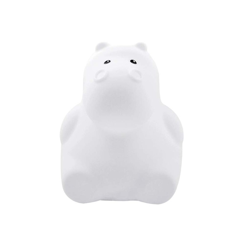 Night Light Creative Hippo Color Changing Night Light Hippo Silicone