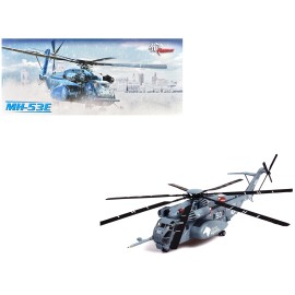 DCD Sikorsky MH-53E Sea Dragon Helicopter 1/72 Scale Light Gray Diecast Model United States Navy Black Stallions Tail Number 50"