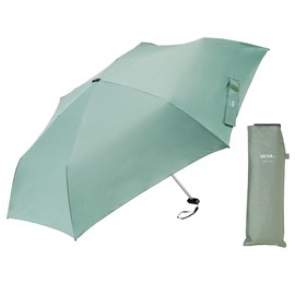 Waterfront U355-0906MC1-B1 Folding Umbrella, CiRiC Series, Poke Flat 2.0 Fold, Olive 21.7 inches (55 cm), Original Fabric with Sustainable Materials, Lightweight, Approx. 5.1 oz (145 g), Super Water