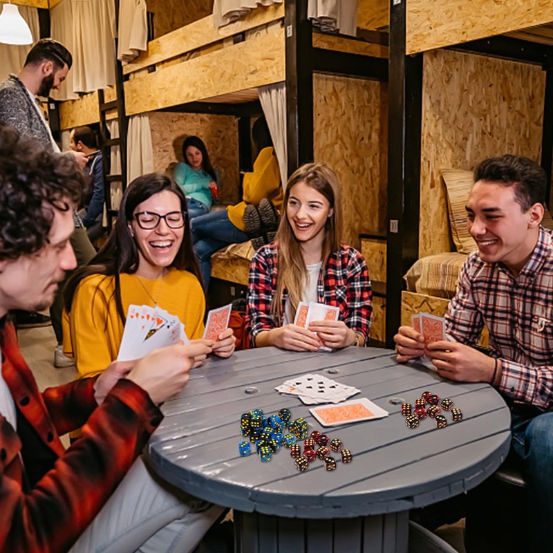 40 Pieces Cube Point Dice, Polyhedral Dice, Board Game Dice,