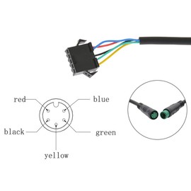 Bike Computer, Waterproof LCD Screen Bicycle Speedometer, EN06 Display Smart Electric Bicycle Scooter Brushless Controller Kit, 24V/36V/48V Control Panel for Electric Bike Show