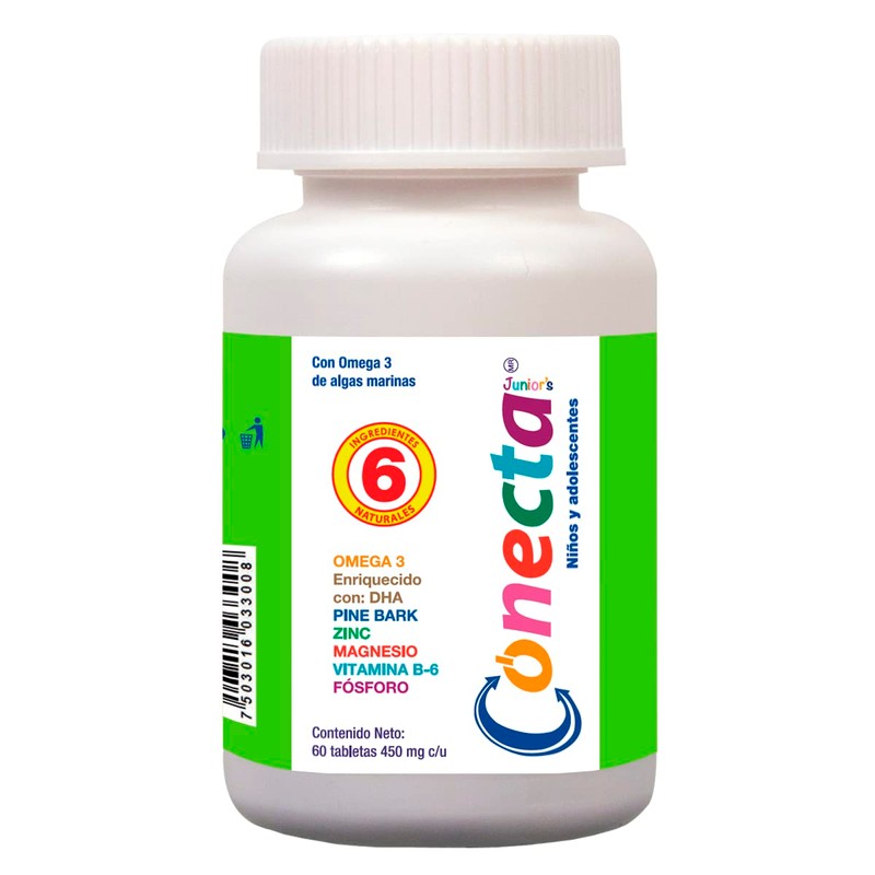 Suplemento AlimenticioConecta Junior´s 60 tabletas (450 mg)