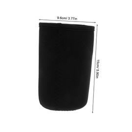 Abaodam 6Pcs Mason Jar Sleeves for Sprouting Durable Blackout Covers for Light Protection Easy Installation Versatile Use with Growing Containers