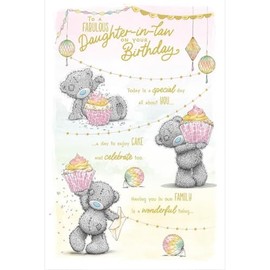 Me To You Bear Daughter in Law Verse Birthday Card
