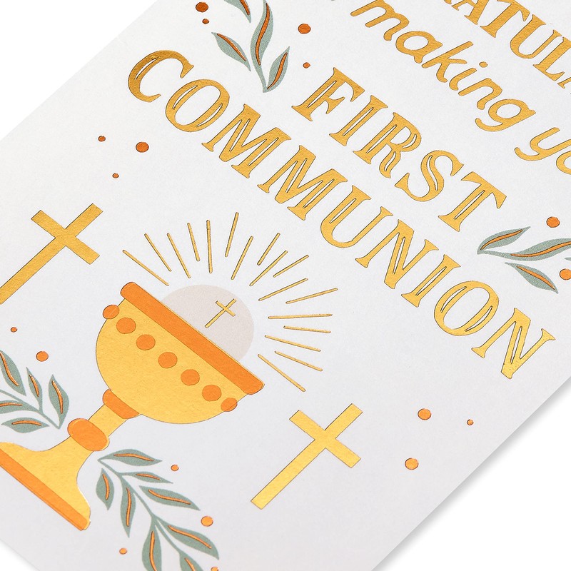 American Greetings First Communion Card (Grace and Blessings)